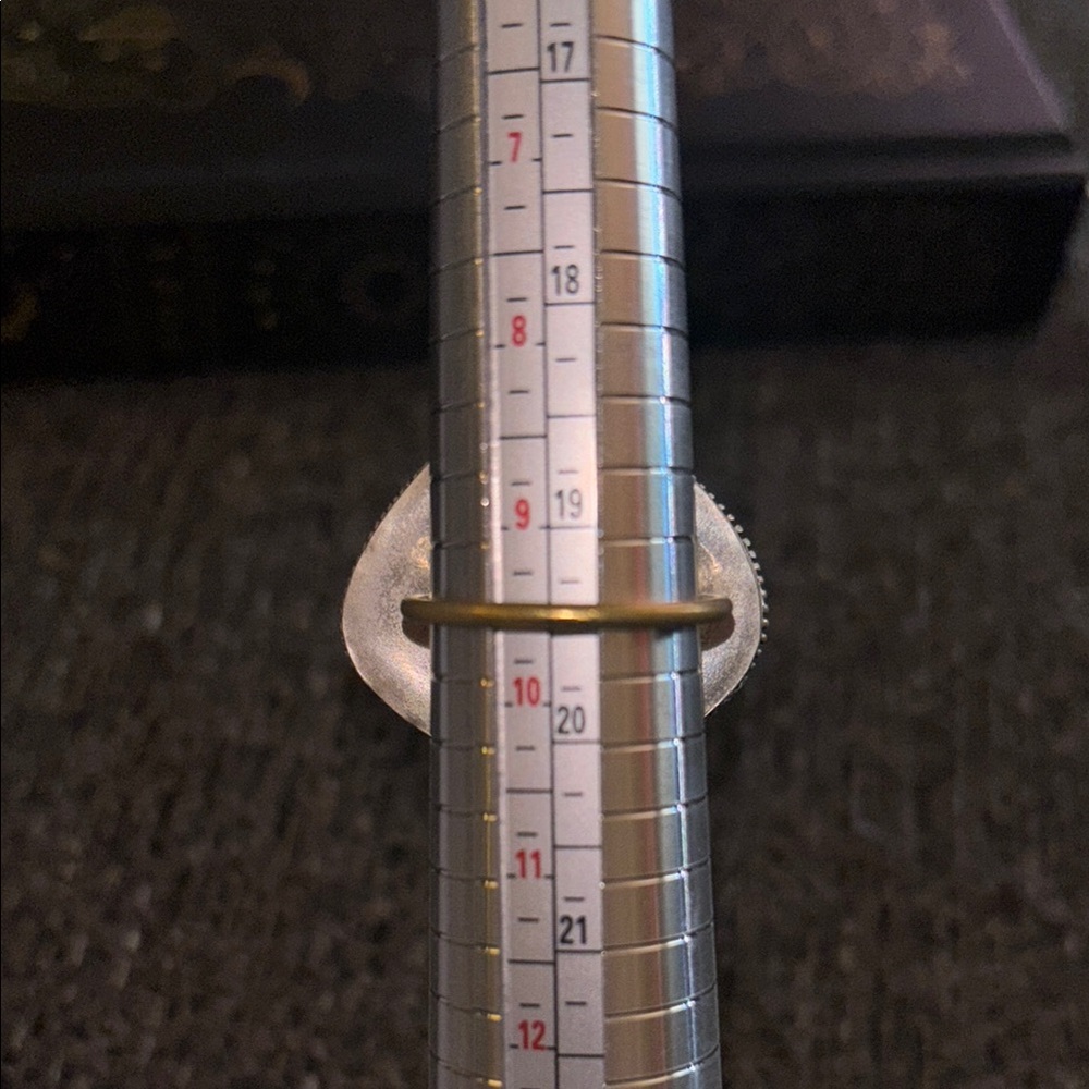 Translucent Brown Agate Stone Ring - image 5